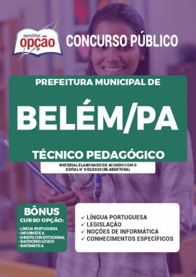 Apostila Prefeitura de Belém - PA - Técnico Pedagógico
