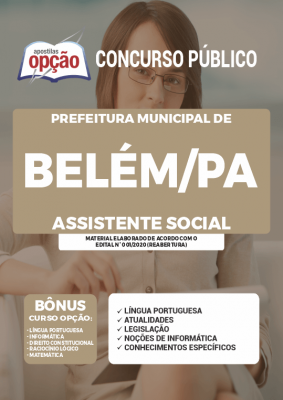 Apostila Prefeitura de Belém - PA - Assistente Social