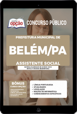 Apostila Prefeitura de Belém - PA em PDF - Assistente Social