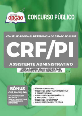 Apostila CRF-PI - Assistente Administrativo