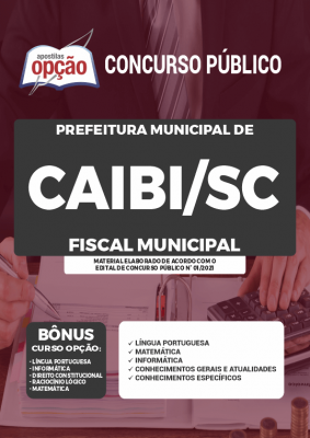 Apostila Prefeitura de Caibi - SC - Fiscal Municipal