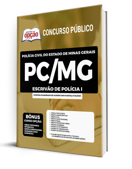 Apostila PC-MG - Escrivão de Polícia I