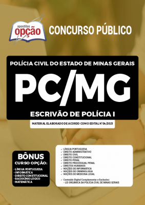 Apostila PC-MG - Escrivão de Polícia I