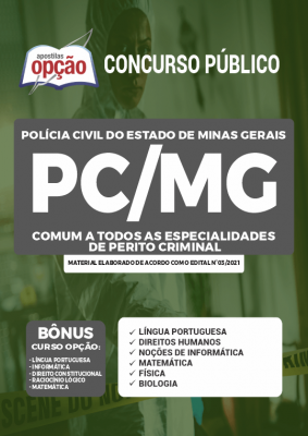 Apostila PC-MG - Comum a Todas as Especialidades de Perito Criminal