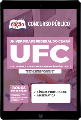 Apostila UFC em PDF - Comum aos Cargos de Ensino Médio/Técnico