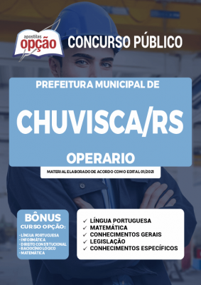 Apostila Prefeitura de Chuvisca - RS - Operário