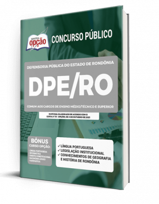 Apostila DPE-RO - Comum aos Cargos de Ensino Médio/Técnico e Superior