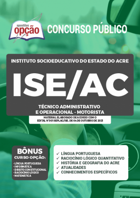 Apostila ISE-AC - Técnico Administrativo e Operacional - Motorista