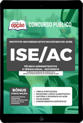 Apostila ISE-AC em PDF - Técnico Administrativo e Operacional - Motorista