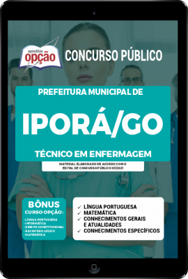 Apostila Prefeitura de Iporá - GO em PDF - Técnico em Enfermagem