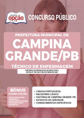 Apostila Prefeitura de Campina Grande - PB - Técnico de Enfermagem