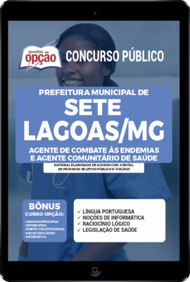 Apostila Prefeitura de Sete Lagoas - MG em PDF - Agente de Combate ás Endemias e Agente Comunitário de Saúde