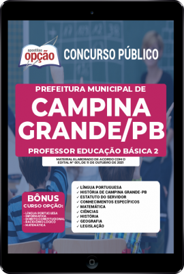 Apostila Prefeitura de Campina Grande - PB em PDF - Professor Educação Básica 2