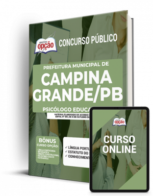 Apostila Prefeitura de Campina Grande - PB - Psicólogo Educacional