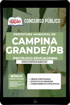 Apostila Prefeitura de Campina Grande - PB em PDF - Psicólogo Educacional