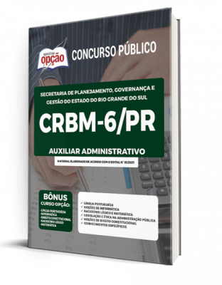 Apostila CRBM-6/PR - Auxiliar Administrativo