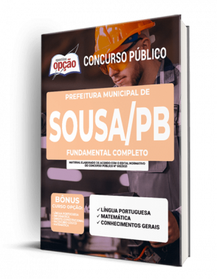 Apostila Prefeitura de Sousa - PB - Fundamental Completo