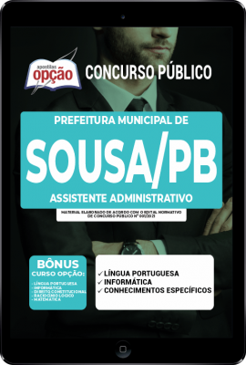 Apostila Prefeitura de Sousa - PB em PDF - Assistente Administrativo