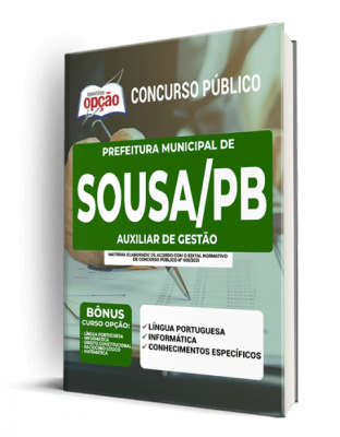 Apostila Prefeitura de Sousa - PB - Auxiliar de Gestão