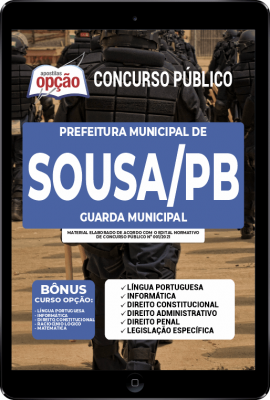 Apostila Prefeitura de Sousa - PB em PDF - Guarda Municipal