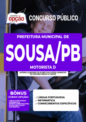 Apostila Prefeitura de Sousa - PB - Motorista D