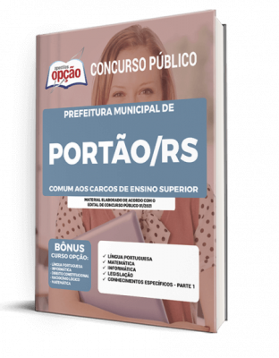 Apostila Prefeitura de Portão - RS - Comum aos Cargos de Ensino Superior