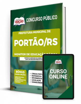 Apostila Prefeitura de Portão - RS - Monitor de Educação Básica