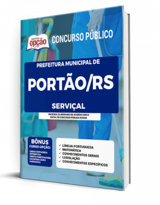 Apostila Prefeitura de Portão - RS - Serviçal