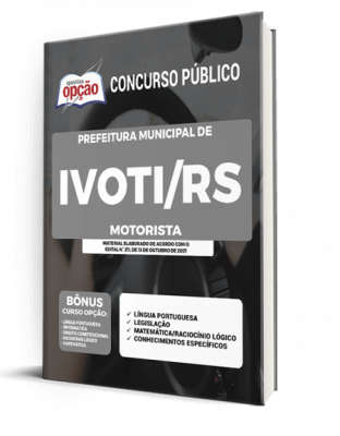 Apostila Prefeitura de Ivoti - RS - Motorista