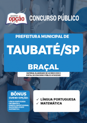 Apostila Prefeitura de Taubaté - SP - Braçal