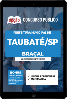 Apostila Prefeitura de Taubaté - SP em PDF - Braçal