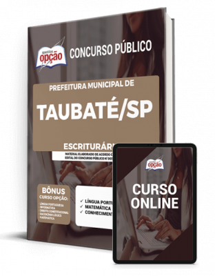 Apostila Prefeitura de Taubaté - SP - Escriturário