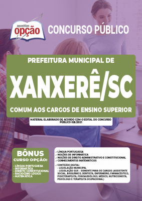 Apostila Prefeitura de Xanxerê - SC - Comum aos Cargos de Ensino Superior