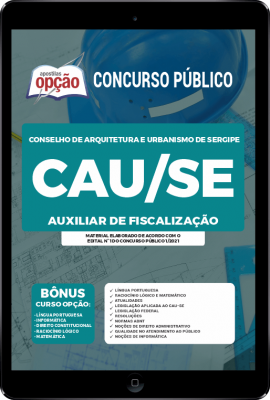 Apostila CAU-SE em PDF - Auxiliar de Fiscalização