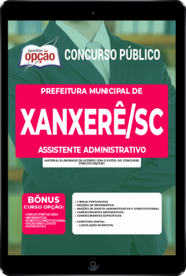 Apostila Prefeitura de Xanxerê - SC em PDF - Assistente administrativo