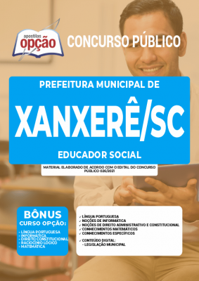 Apostila Prefeitura de Xanxerê - SC - Educador Social