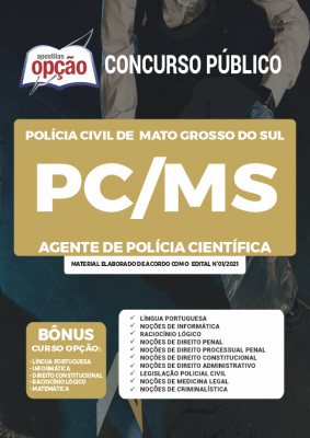 Apostila PC-MS - Agente de Polícia Científica