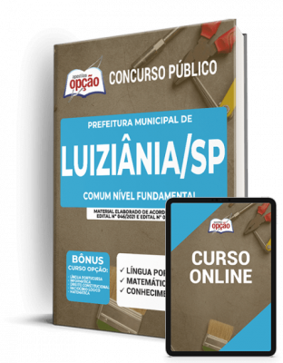 Apostila Prefeitura de Luiziânia - SP - Comum Nível Fundamental