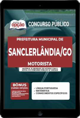 Apostila Prefeitura de Sanclerlândia - GO em PDF - Motorista