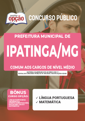 Apostila Prefeitura de Ipatinga - MG - Comum aos Cargos de Nível Médio