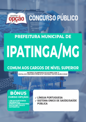 Apostila Prefeitura de Ipatinga - MG - Comum aos Cargos de Nível Superior