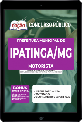 Apostila Prefeitura de Ipatinga - MG em PDF - Motorista