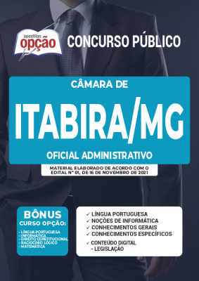 Apostila Câmara de Itabira - MG - Oficial Administrativo