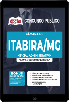 Apostila Câmara de Itabira - MG em PDF - Oficial Administrativo