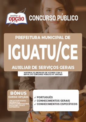 Apostila Prefeitura de Iguatu - CE - Auxiliar de Serviços Gerais