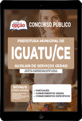 Apostila Prefeitura de Iguatu - CE em PDF - Auxiliar de Serviços Gerais