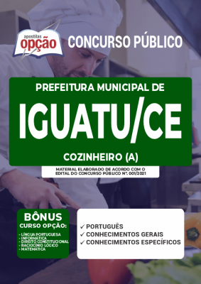 Apostila Prefeitura de Iguatu - CE - Cozinheiro (a)