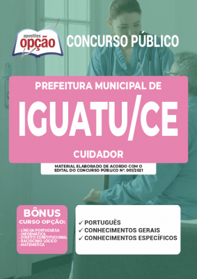 Apostila Prefeitura de Iguatu - CE - Cuidador