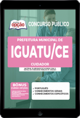 Apostila Prefeitura de Iguatu - CE em PDF - Cuidador