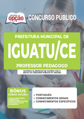 Apostila Prefeitura de Iguatu - CE - Professor Pedagogo